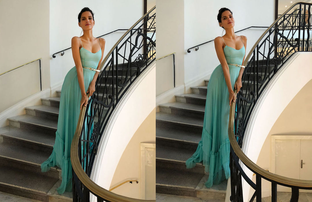 RAICA OLIVEIRA DRESSED BY RAQUEL BALENCIA FOR CANNES FILM FESTIVAL 20182