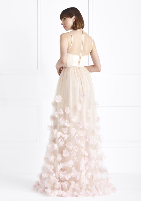 Embroidered Tulle gown2