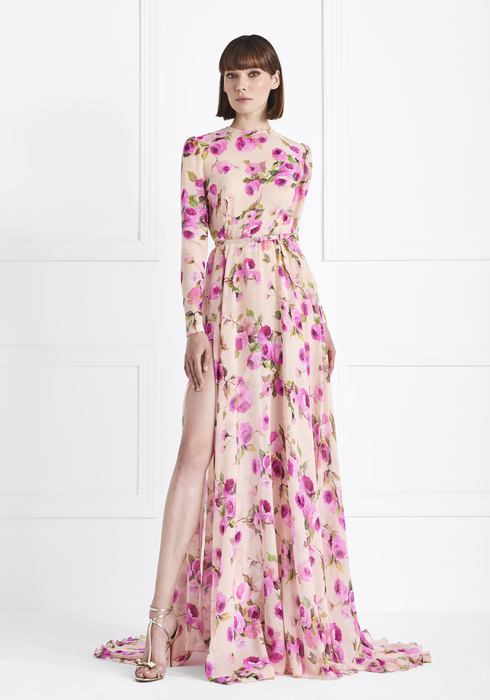 Georgette Silk gown