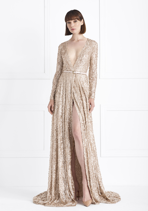 Sequined gown