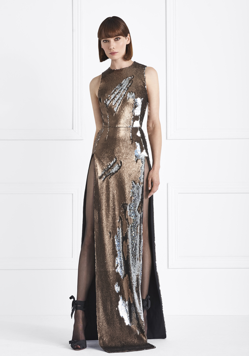 Sequined gown